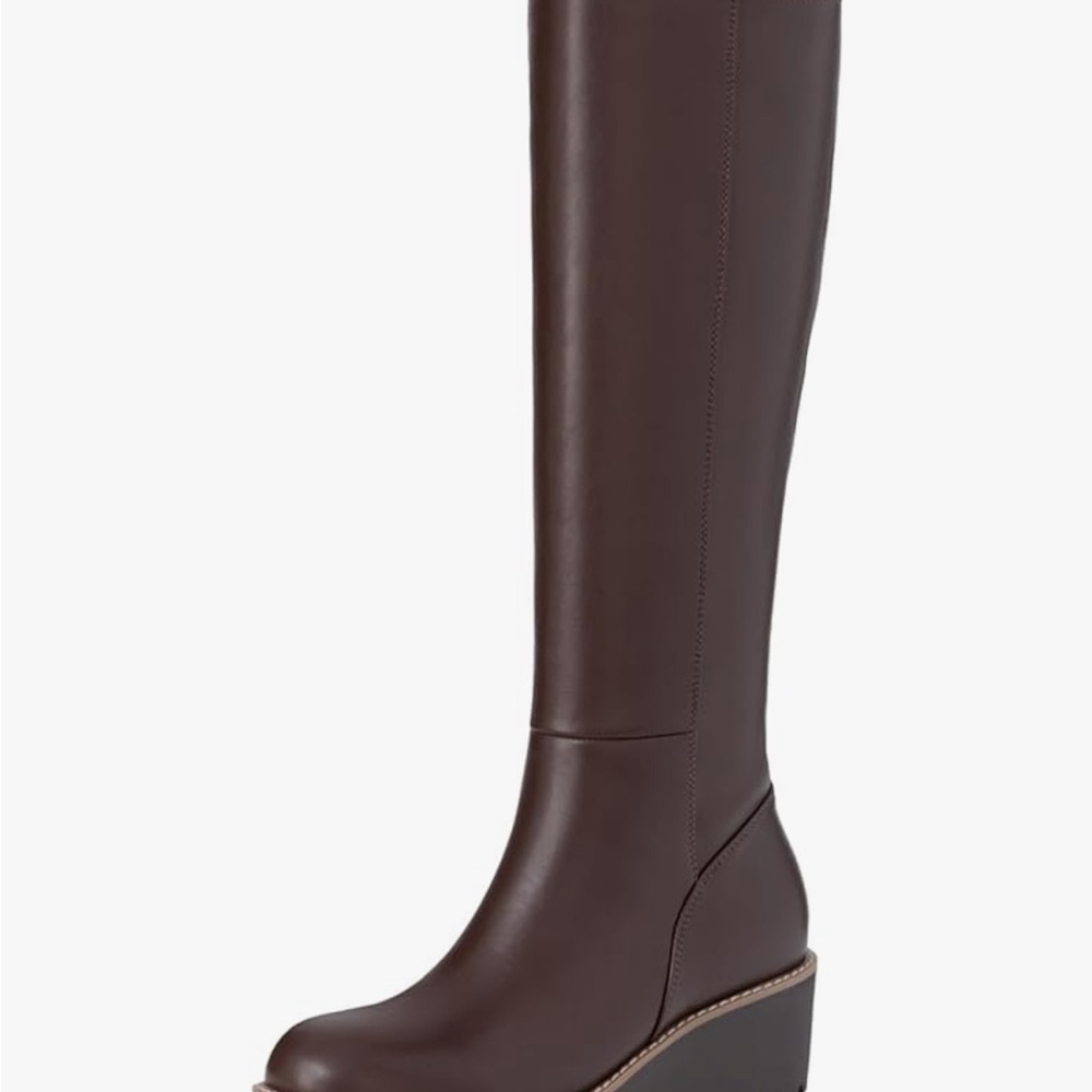 Athlefit Over the Knee Wedge Boots